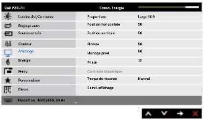 DELL P1917S - Modes de préréglage - 7