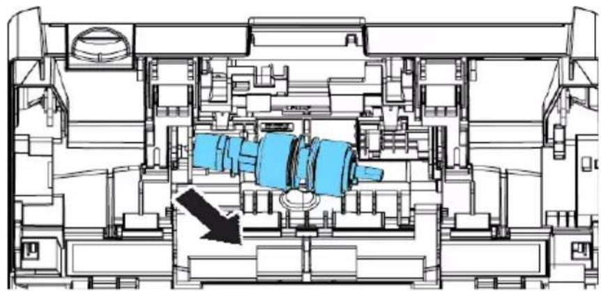 Cross-sectional technical diagram of a mechanical assembly (no visible text or labels)