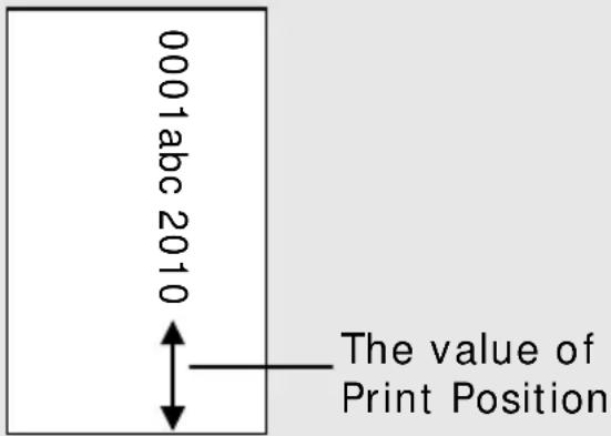 0001abc 2010 The value of Print Position