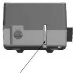 3D rendered mechanical component with a central pin and mounting bracket (no visible text or symbols)