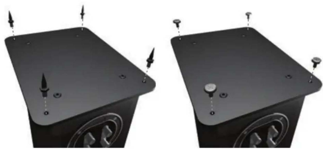 MONITOR AUDIO Bronze 5 - NOTA: La estabilidad de la caja se verá afectada si se utiliza sin el pedestal. - 1