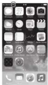 PIONEER P2DAB-S - Vérifiez que le symbole de connexion Wi-Fi est affiché sur l'écran de l'iPhone/iPod touch/iPad. - 1