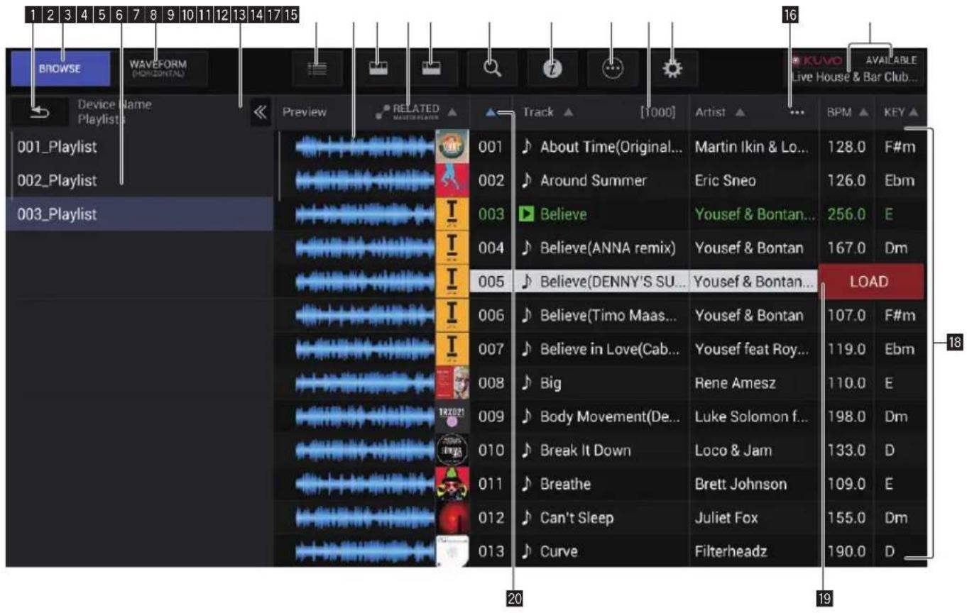 1 2 3 4 5 6 7 8 9 10 11 12 13 14 17 15 BROWSE WAVEFORM (HORIZONTAL) Device Name Playlists Preview RELATED Track [1000] Artist BPM KEY 001_Playlist 002_Playlist 003_Playlist 001 002 003 004 005 006 007 008 009 010 011 012 013 About Time(Original... Around Summer Believe Believe(ANNA remix) Believe(DENNY'S SU... Believe(Timo Maas... Believe in Love(Cab... Big Body Movement(De... Break It Down Breathe Can't Sleep Curve Martin Ikin & Lo... Eric Sneo Yousef & Bontan... Yousef & Bontan... Yousef & Bontan... Yousef & Bontan... Rene Amesz Luke Solomon f... Loco & Jam Brett Johnson Juliet Fox Filterheadz LOAD 128.0 F#m 126.0 Ebm 256.0 E 167.0 Dm 107.0 F#m 119.0 Ebm 110.0 E 198.0 Dm 133.0 D 109.0 E 155.0 Dm 190.0 D 16 20 19