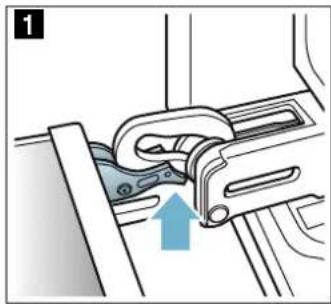 SIEMENS CD834GBS1 - Décrocher la porte de l'appareil - 1