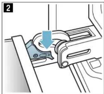 SIEMENS CD834GBS1 - Accrocher la porte de l'appareil - 2