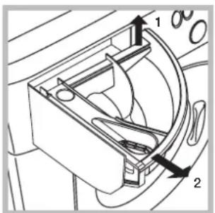 HOTPOINT RPD 926 DD EU - Limpiar el contenedor de detergentes - 1