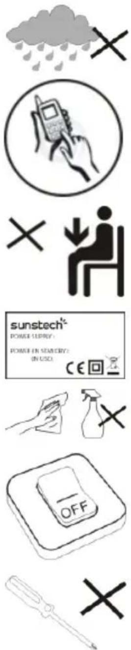 Sunstech STBT50 RD - PRECAUCIONES DE SEGURIDAD - 2