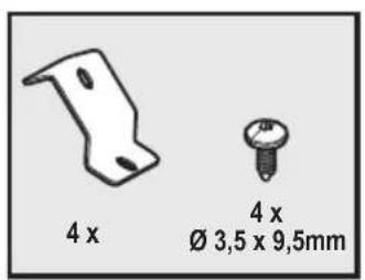4 x 4 x Ø 3,5 x 9,5mm