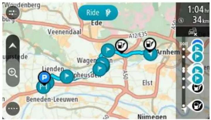 Woudenberg burg Ride Ede A12/E35 Arnhem Lienden Pheusden Wagen A50 Elst Beneden-Leeuwen Niimegen 1:04 hr 34 km