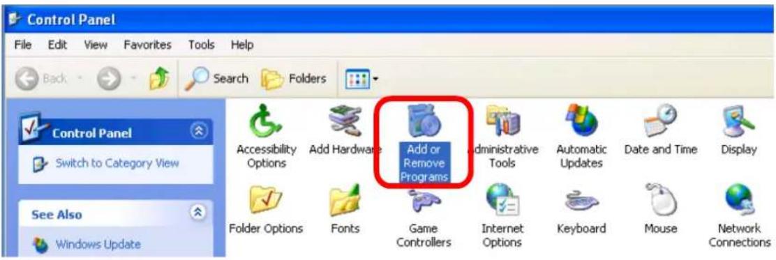 Control Panel File Edit View Favorites Tools Help Back Search Folders Control Panel Switch to Category View See Also Windows Update Add or Remove Programs Accessibility Options Add Hardware Administrative Tools Automatic Updates Date and Time Display Folder Options Fonts Game Controllers Internet Op…