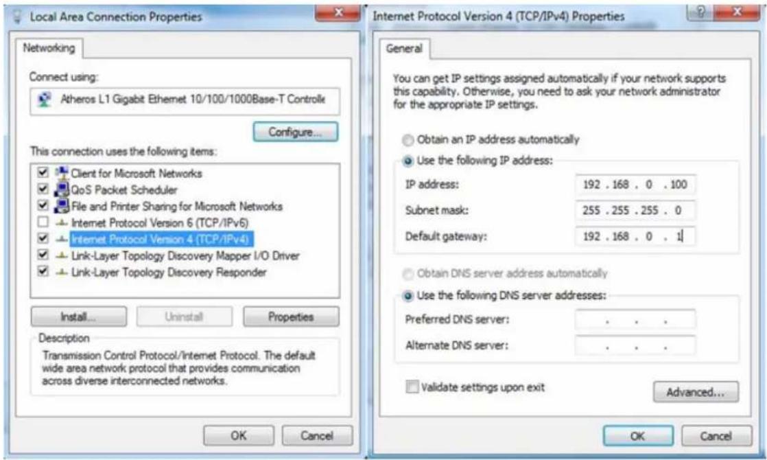 Local Area Connection Properties Networking Connect using: Atheros L1 Gigabit Ethernet 10/100/1000Base-T Controlle Configure... This connection uses the following items: Client for Microsoft Networks QoS Packet Scheduler File and Printer Sharing for Microsoft Networks Internet Protocol Version 6 (TC…