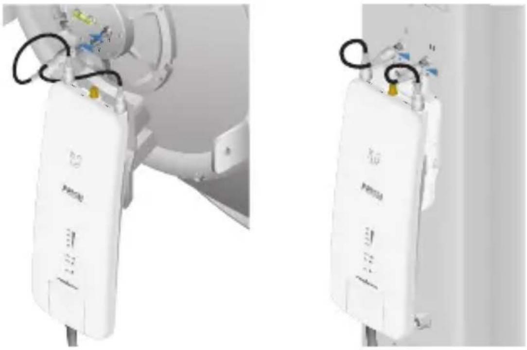 Two white industrial sensors with attached wires, shown from different angles (no visible text or symbols)