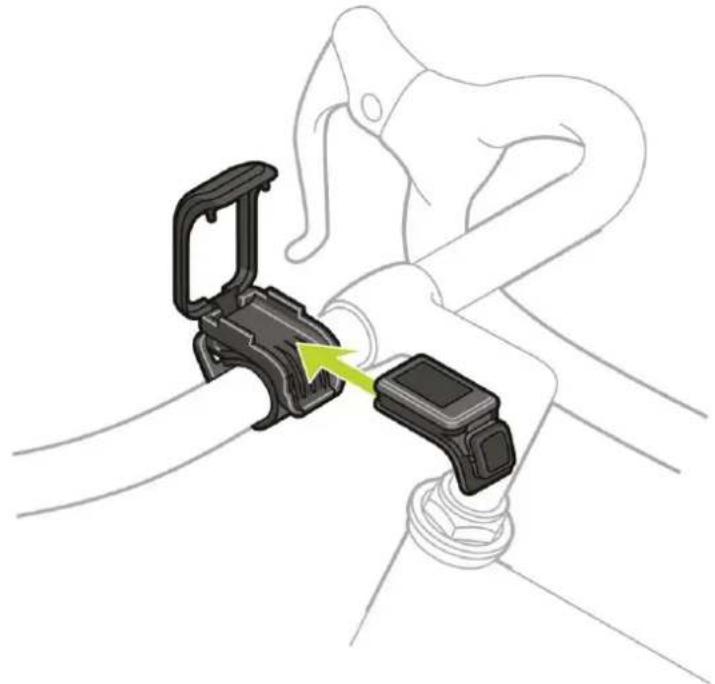 TOMTOM Runner 2 Cardio - Utiliser la fixation pour vélo - 5