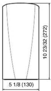 10 23/32 (272) 5 1/8 (130)