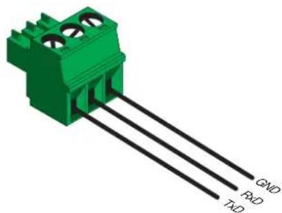 Atlona AT-HDVS-150-RX - Connecting RS-232 - 3