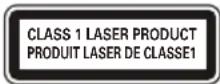 PHILIPS BDP2501 - Sécurité concernant le laser - 1