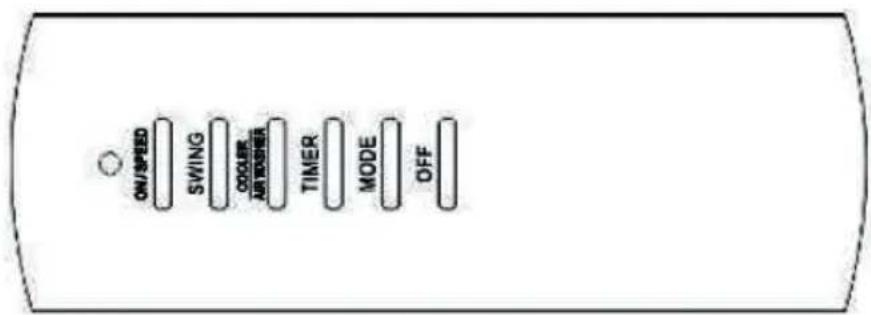 ON/SPED SWING COOLIVE AIRWISHER TIMER MODE OFF