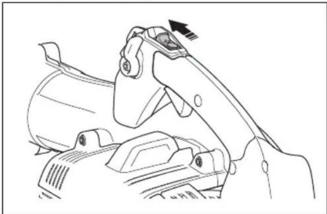 HUSQVARNA 525BX - Остановка двигателя - 2
