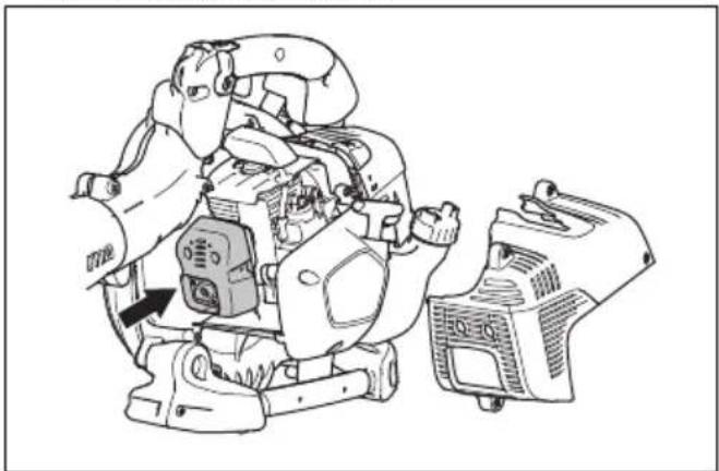 HUSQVARNA 525BX - マフラーのメンテナンス - 1