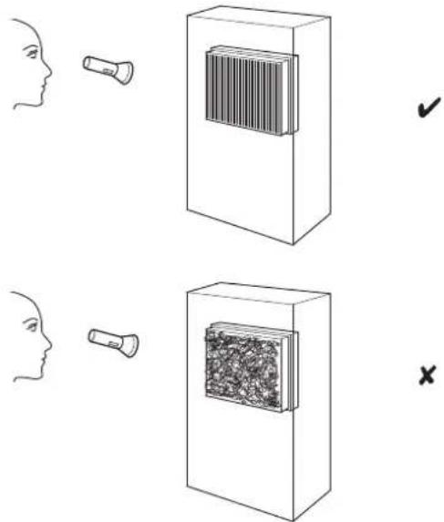 TROTEC PAC 3500 E - Contrôle visuel de l'intérieur de l'appareil pour détecter des encrassements - 1