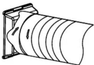 TROTEC PAC 2600 S - Slang voor de luchtafvoer en adapter monteren. - 2
