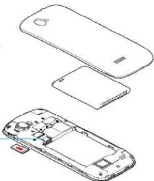 WIKO Clink Slim 2 - - Installing the Memory Card - 1