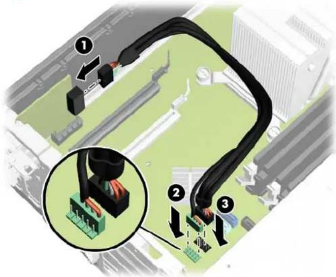 HP RP5 5810 - Installation d'une carte d'extension USB alimentée par 12 volts - 12