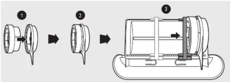PHILIPS Avance Collection HR2353 - Conservazione delle trafile e degli accessori per la pulizia - 1