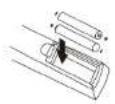 Essentiel B VELINIO 28'' - INSERTION DES PILES - 2