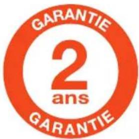 GARANTIE 2 ans GARANTIE