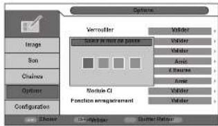 Options Veroultier Subunit si mout de pose Module CI Fonction engraquement Verduiter Vidder Vidder Amid d'impure Amid Vidder Vidder Status Indicator