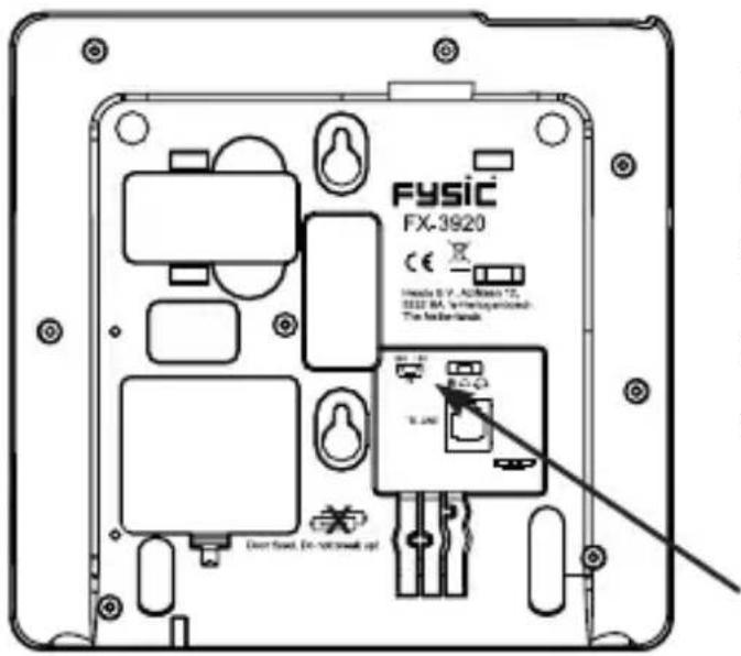 Fysic FX-3920 - Bouton R: - 2