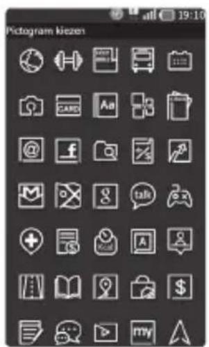 Pictogram keyen 19:10