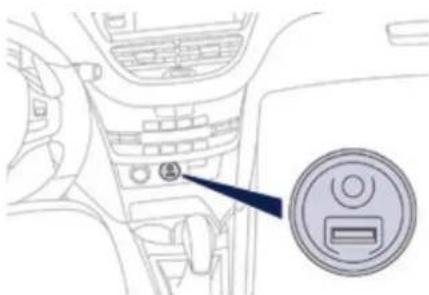 PEUGEOT 208 (2014) - Prise USB / Jack - 1