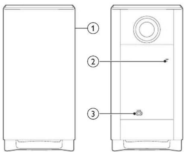 PHILIPS Fidelio E6 - Draadloze subwoofer - 1