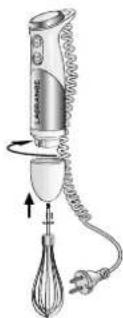 Illustration of a hairdryer with a brush and plug, no text or symbols present