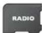 CITROEN Berlingo Multispace (2014) - Accès au menu « RADIO » - 1