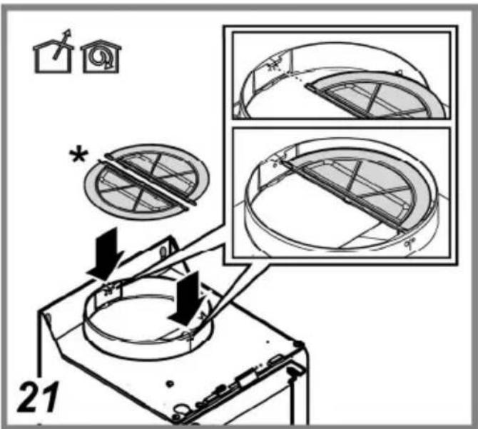Diagram illustrating a mechanical assembly with labeled components and cross-sectional views, including a magnified inset of the component.