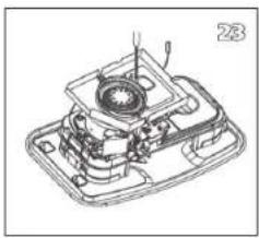 Technical line drawing of a mechanical device with no visible text or symbols