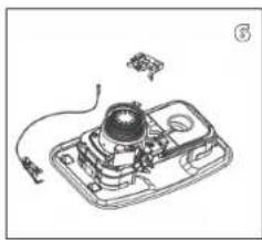 Line drawing of a mechanical device with a central component and wiring (no text or symbols)