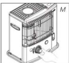 Technical line drawing of a portable air conditioner unit with ventilation grilles and control panel (no text or symbols)
