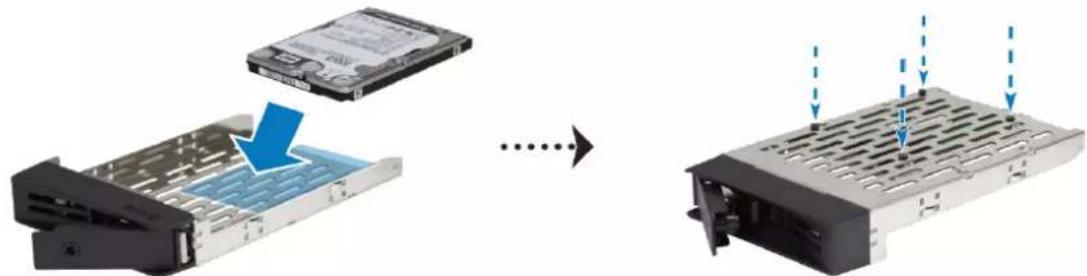 SYNOLOGY RackStation RS816 - Installation des disques - 3