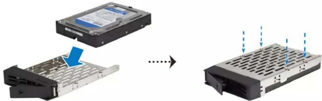 SYNOLOGY RackStation RS816 - Installation des disques - 2