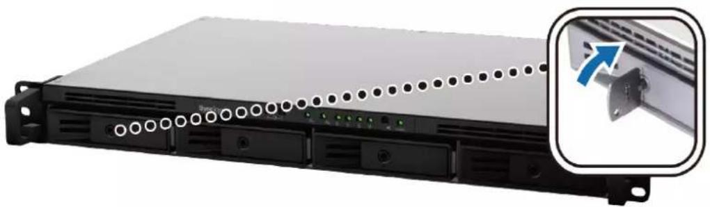 SYNOLOGY RackStation RS816 - Installation des disques - 5
