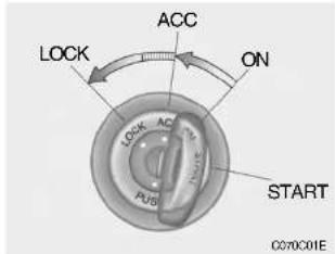 ACC ON LOCK PUSH START C070C01E