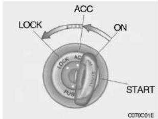 ACC ON LOCK PUSH START C070C01E