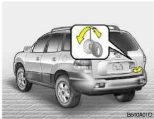 HYUNDAI Santa Fe (2005) - HAYON ARRIERE - 1