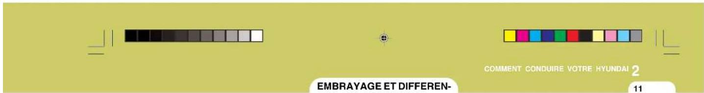 EMBRAYAGE ET DIFFEREN- COMMENT CONDUIRE VOTRE HYUNDAI 2 11
