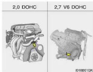 2,0 DOHC 2,7 V6 DOHC ID10B010K