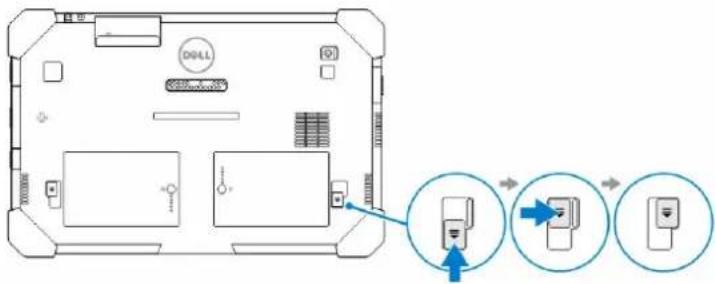 DELL Latitude 12 Rugged Tablet - Installation de la carte SIM - 4